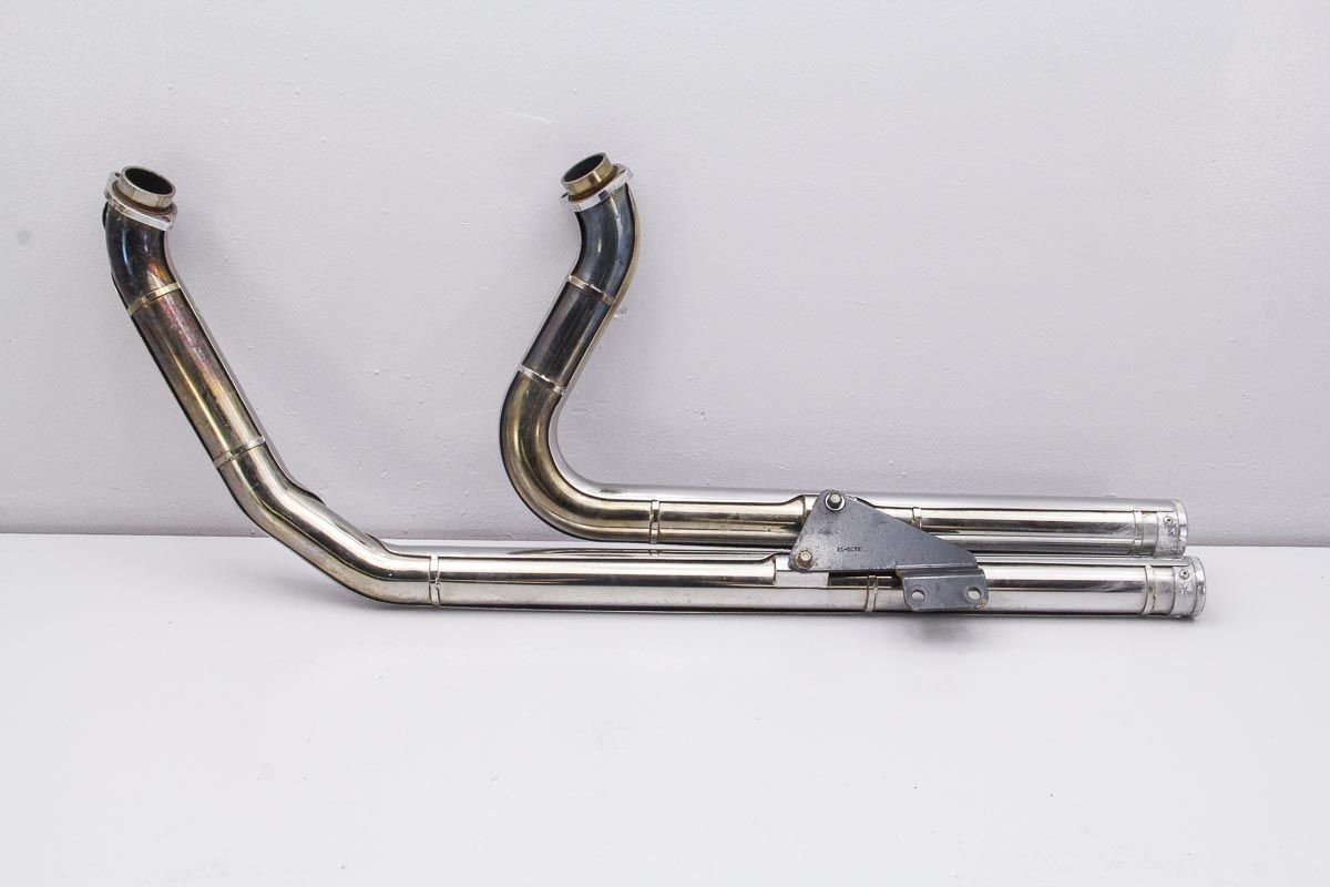 03 Harley Softail Fatboy FLSTF Exhaust Muffler Header Pipes BUB eBay